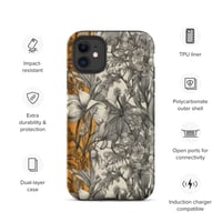 Image 3 of Colorful Trio Botanical Plants Art Nouveau Tough Case for iPhone®