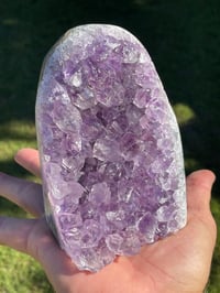 Image 2 of Amethyst Base Cut Polished Edge #2021