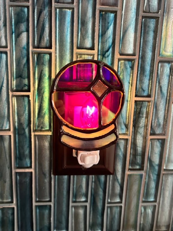 Image of Dichroic Crystal Ball Nightlight (scuffed)