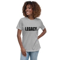 Image 2 of Women's "Legacy"(black logo) Relaxed T-Shirt