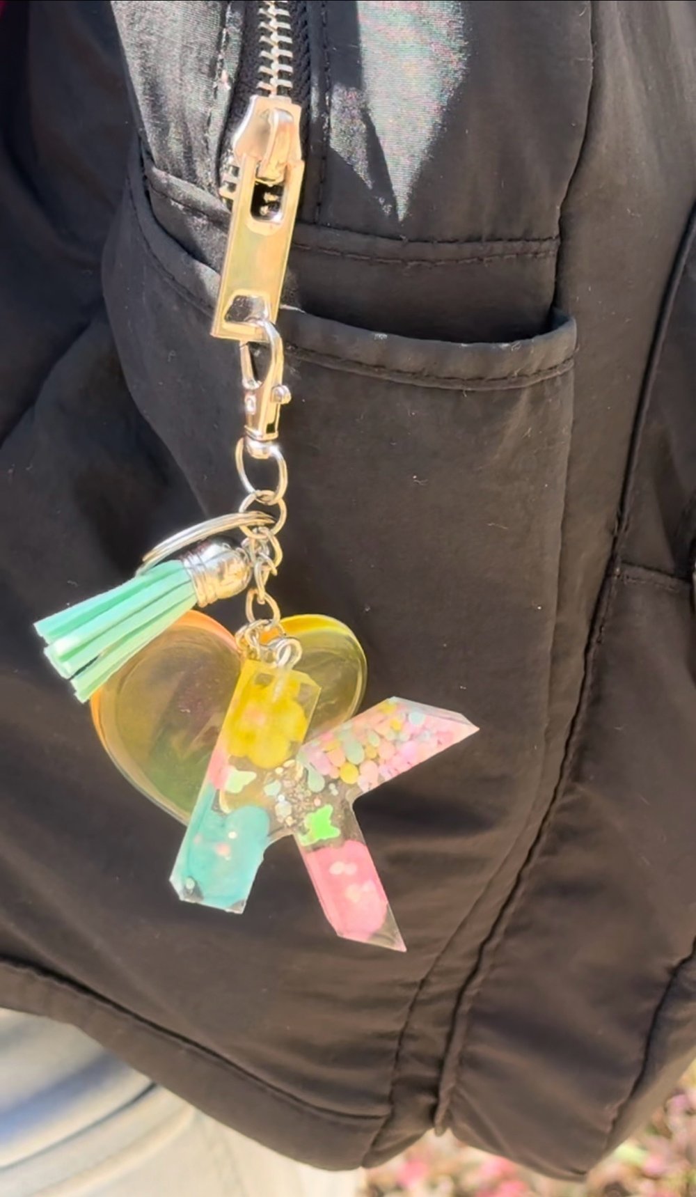 Image of Blooming Pastels Key/ Backpack Charm 