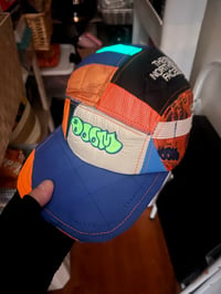 Image 1 of NF DOOM Knicks 5-Panel Puffer Glow Reflect Patchwork