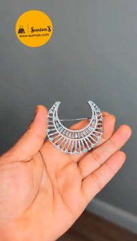 Image 1 of ADB2011-American Diamond Brooch/Saripin