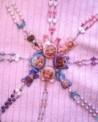 Image 3 of macaron necklace - Polka