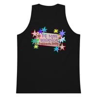 Image 2 of Be More Whimsical Men’s premium tank top