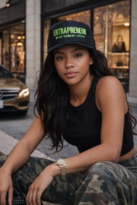 Image 2 of ENTRAPRENEUR™ Lifestyle Trucker Hat grn