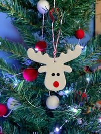 Image 4 of Ceramic Rudolph the Reindeer decoration