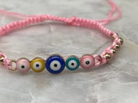 Image 3 of COLORFUL  EYE BRACELETS pink