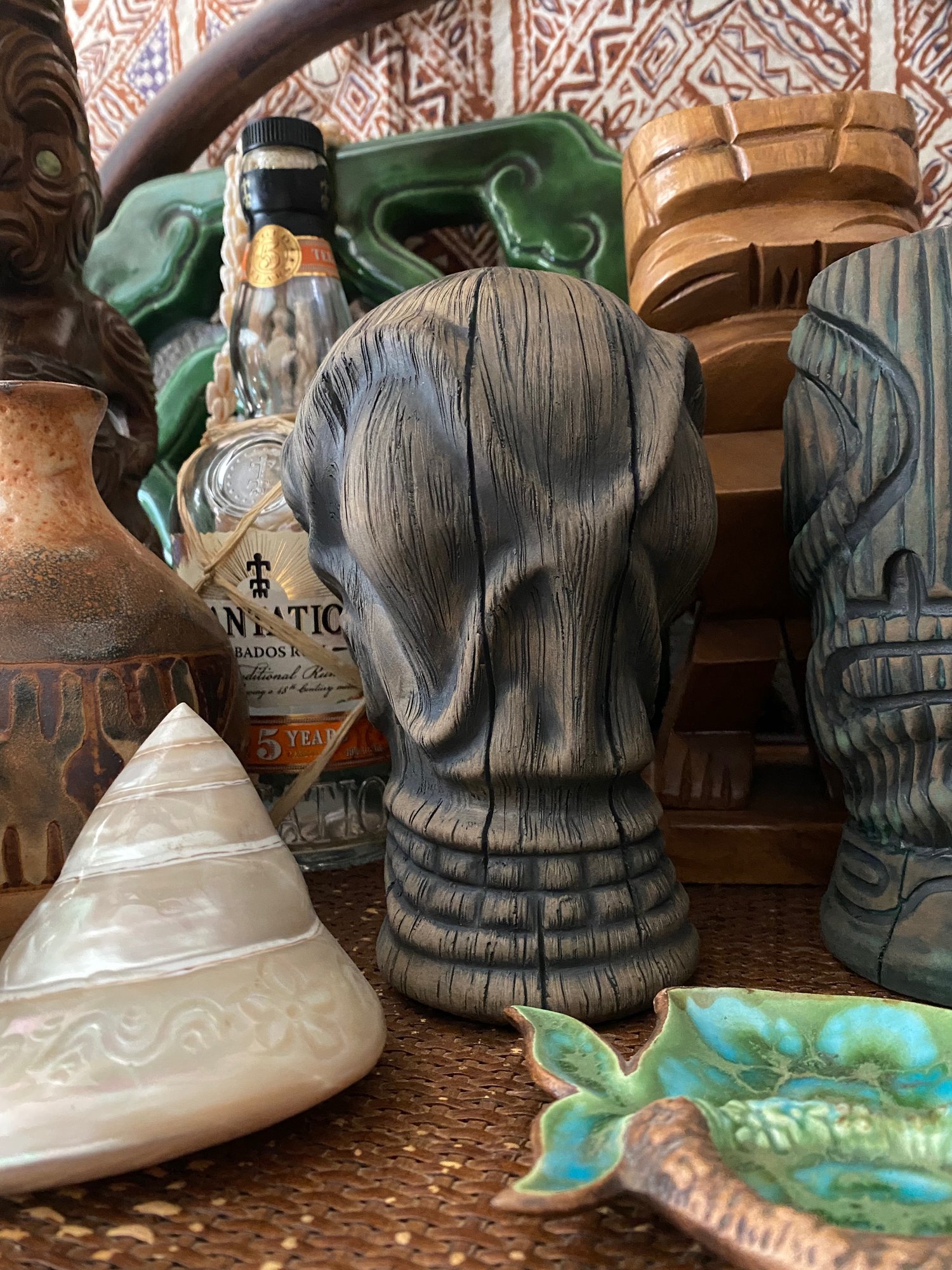 Image of Classic Woodgrain Marquesan Mug - 20 Oz - US Shipping Included
