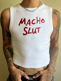 Image 2 of Macho Slut Crop Tank