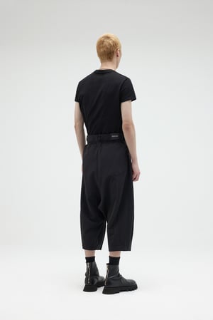Image of EQUALNEAR - Pilgrim Cropped Shorts (Black)