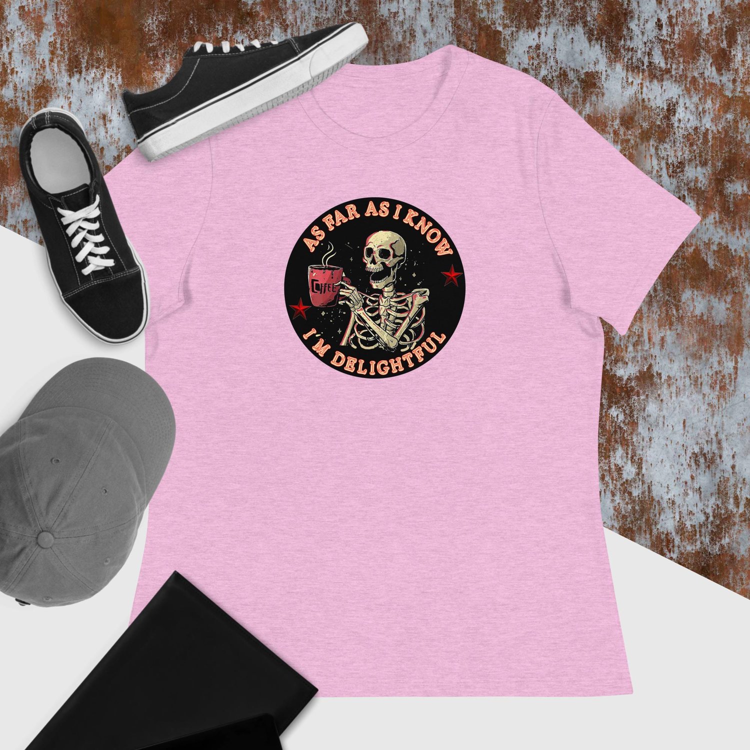 Image of as far as I know i,am delightful coffee skull tee shirt. trending. 