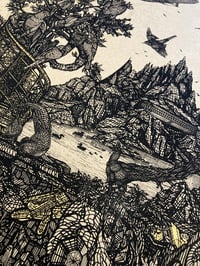 Image 4 of "La Conférence des Oiseaux" - Kraft 350gr- NOIR & OR-