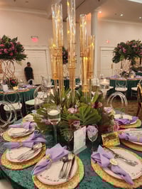 Image 3 of Gold candle holder ( 10 arm excluding the candles) for rent only 