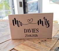 Image 2 of Mr & Mrs Plaque