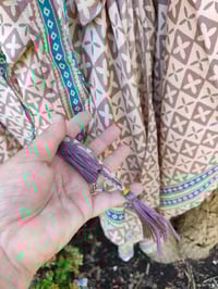 Image 7 of Pefkos co ord sarong set beige and mint