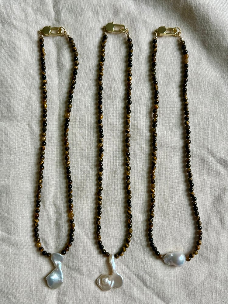 Image of Mini tiger’s eye necklace