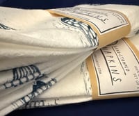Image 5 of Fish Pattern Napkins  (SET OF 4) - Hand Stamped