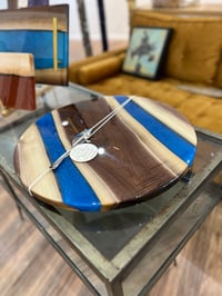 Image 3 of 2 Rivers Lazy Suzan Charcuterie Board- Mike Milarch