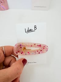 Image 2 of La Pochette Surprise fille rose pailleté