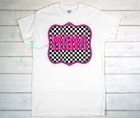 Mama Checkerboard Graphic Tee