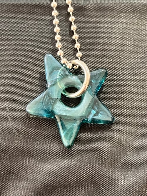 Image of ice blue star