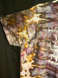 Image 2 of 3XL Hail Satan Tie Dye Shirt