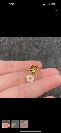 Image 3 of Bloom & Believe Adjustable Ring | 18K Gold-Plated