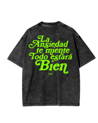 Image 1 of Electric Neon Acid Wash L.A.T.M oversize