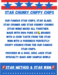 Image 2 of ⭐️Star Chunky Chippy Chips (64oz)  