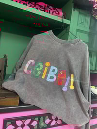 Image 1 of Suadoiro bordado a man. CEIBE. Talla L oversize. En stock!