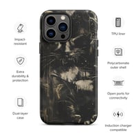 Image 25 of Cuddling Black Cats Goth Inspired Tough Case for iPhone®