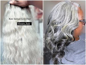 Image of [RAW LUXURY INDIAN TEMPLE] GRAY COLOR BODY WAVE