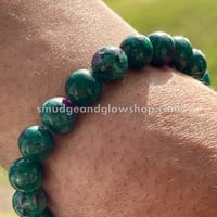 Image 3 of Epidote Zoisite Bracelet 