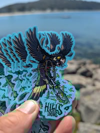 Image 2 of 'No wings' sticker