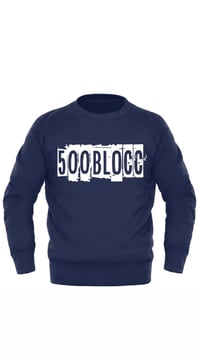 500Blocc Blue Crew Neck