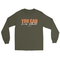 Image 1 of YCLW Bold Script Long Sleeve Tee - Army