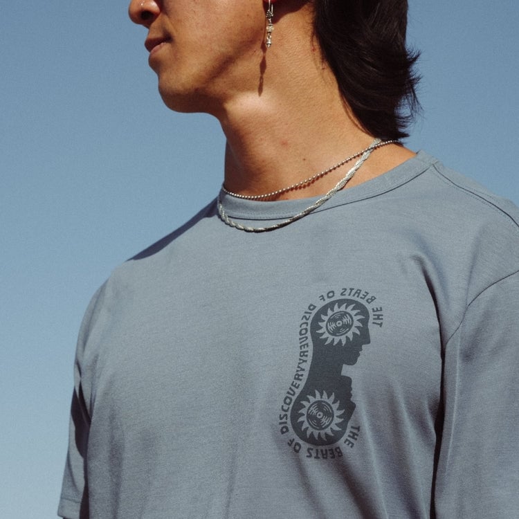 Image of RUN AMOK Mathis Active Short Sleeve Tee blue