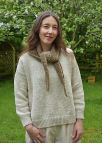 Image 3 of Wool Neckerchief - Hand-knit in Ireland 