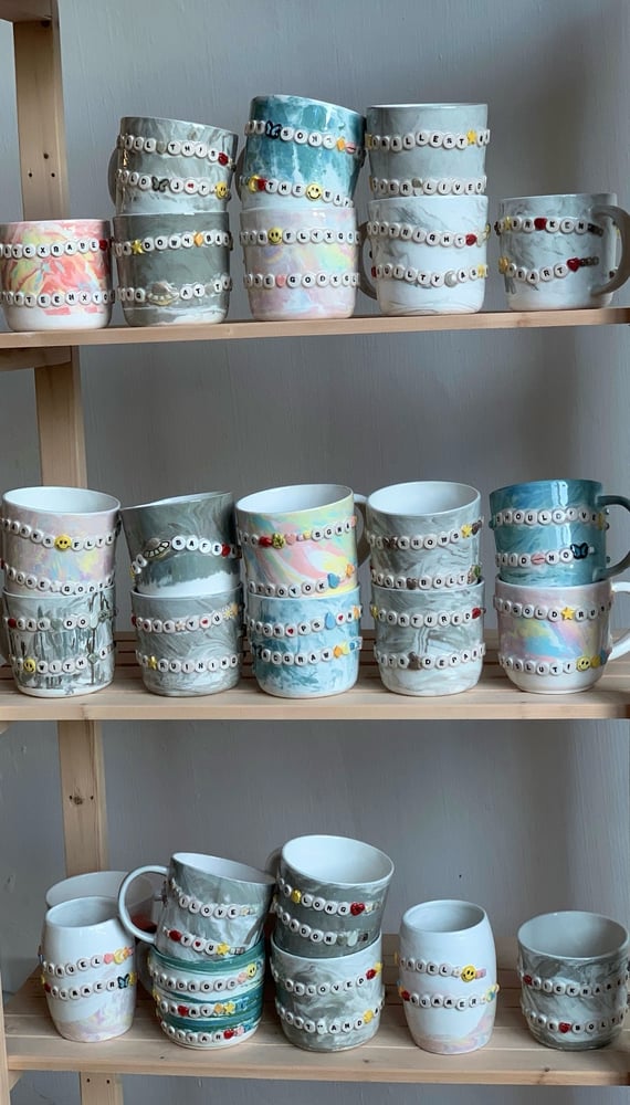 Image of (Pre-Order) TS Friendship Bracelet Mugs