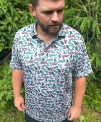 Image 1 of Retro Camo Performance Polo 