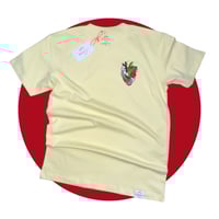 "Cocinera De Corazon" Light Yellow Mid-weight t-shirt