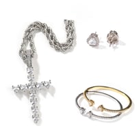 Image 2 of Diamond heart shaped set