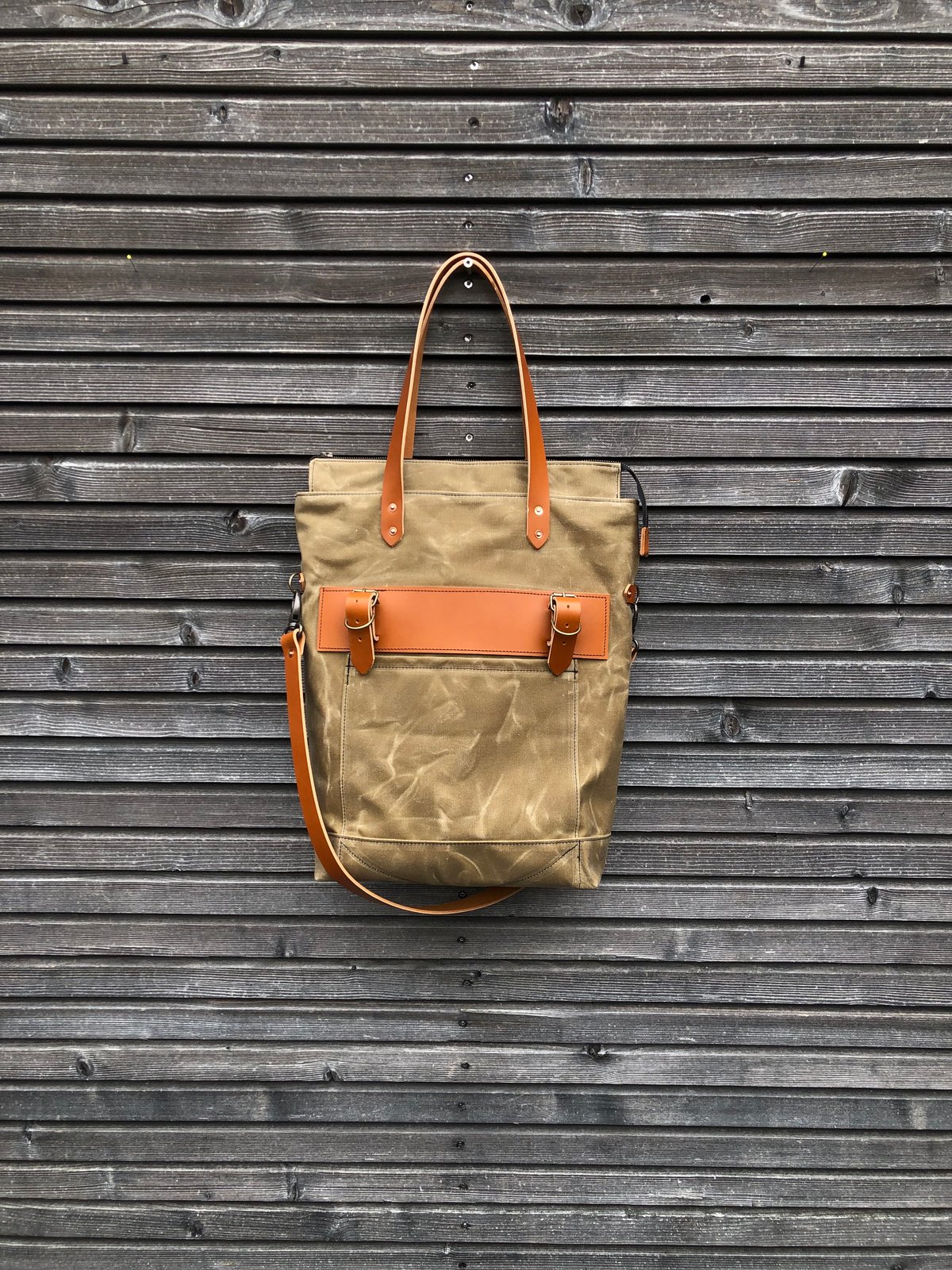 Waxed canvas 2025 diaper bag