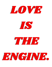 Image 5 of LOVE IS THE ENGINE TEE
