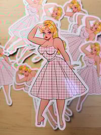 Image 6 of Glamour gals vinyl stickers/ a set of 5