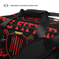 Image 2 of BOSSFITTED Red and Black AOP Duffle bag