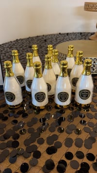 Image 2 of Dozen of Mini cotton candy champagne bottles 