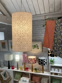 Image 6 of Moroccan Tile Tall Lampshade