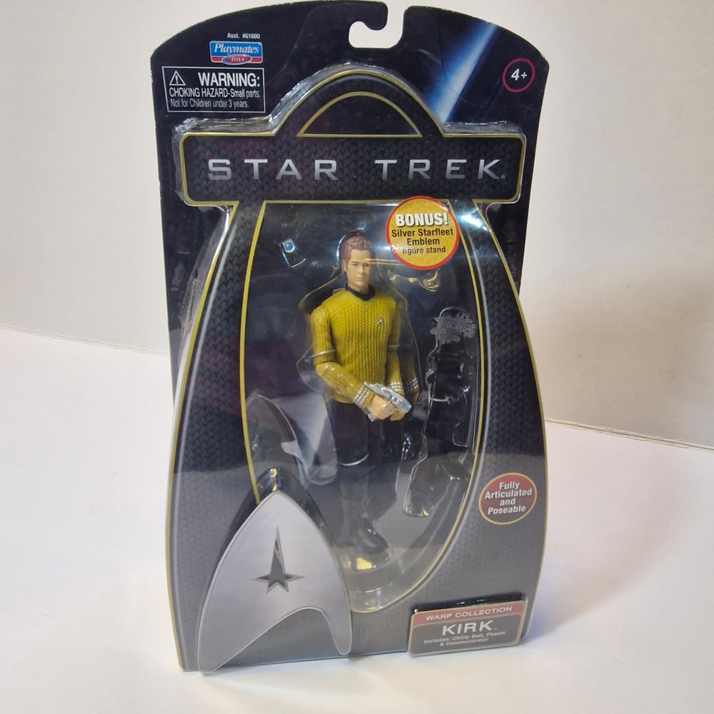 Image of Star Trek 2009 Captain Kirk Warp Collection 6" Playmates Figure NEW